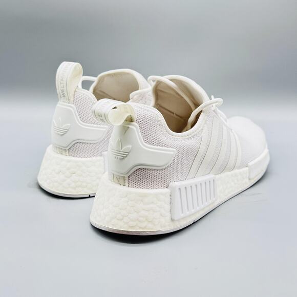 Adidas Shoes Womens 9 White Primeblue NMD R1 Athletic Running Sneakers Comfort - Picture 9 of 13